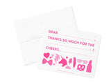 Thank You Cards (Neon Pink)