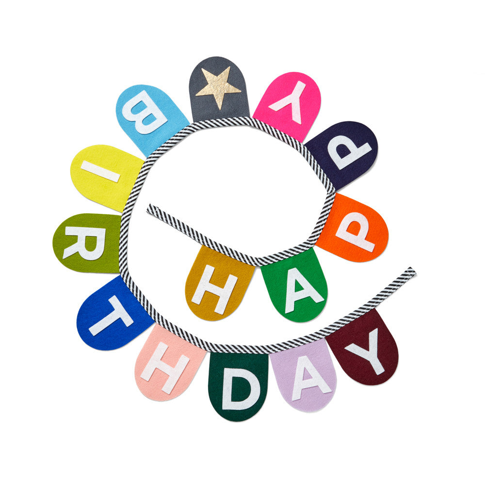 Happy Birthday Banner (Multi Color)