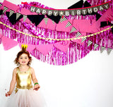 Happy Birthday Banner (Neon Pink)